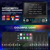 1Din 7'' MP5 Radio Player FM AM RDS Automatic Retractable Screen Wireless Carplay Android Auto Multimedia USB Type-C Car Stereo