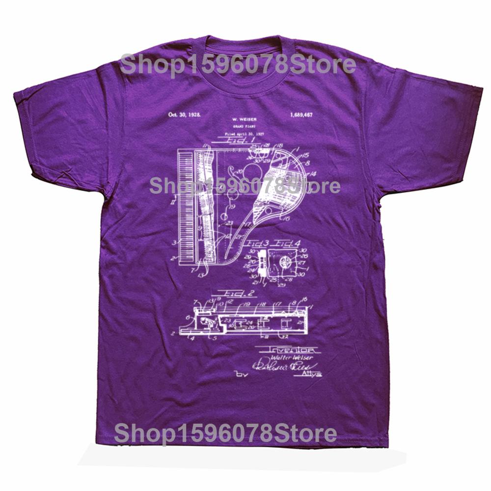 

Забавная Графическая Футболка с Патентом на Рояль 100% Хлопок Мужская Женская Мода Повседневная Футболка Свободная Оверсайз Уличная Одежда Футболка 4XL