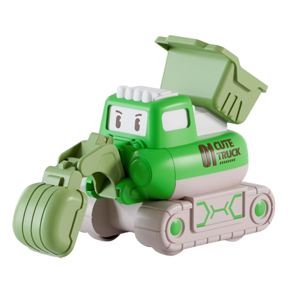 Mini Excavator Funny Construction Car Toys Educational Kids Toys Creative Excavator Toy For Christmas Party Gift Aged 3