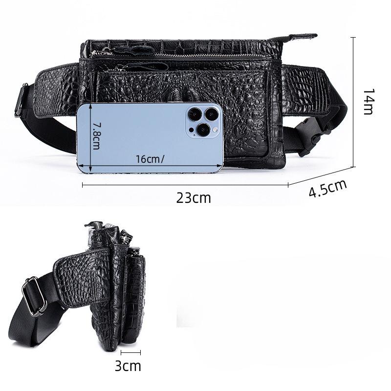 The Genuine Leather Crossbody Bag Exudes A Sense of Luxury