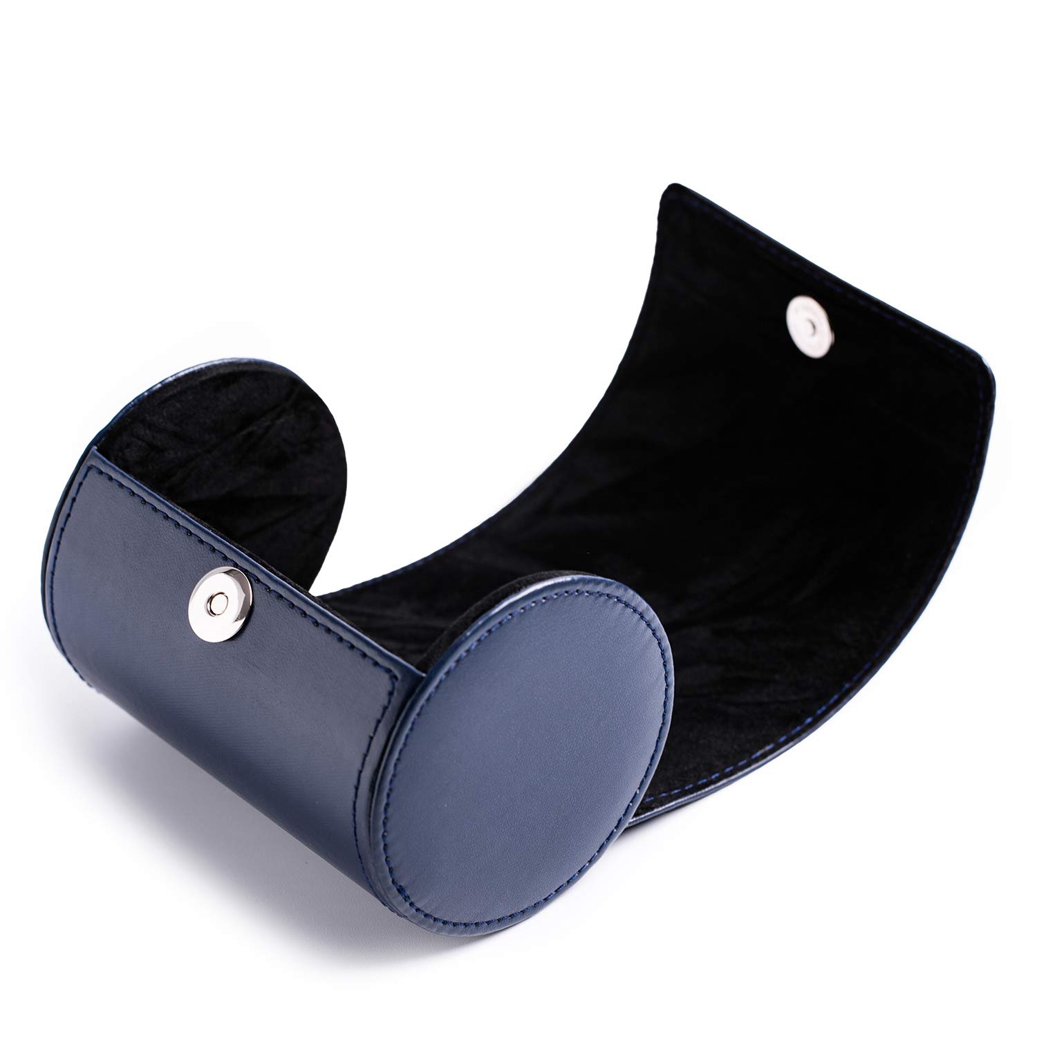 

Tie storage case with magnet, cylindrical storage box.