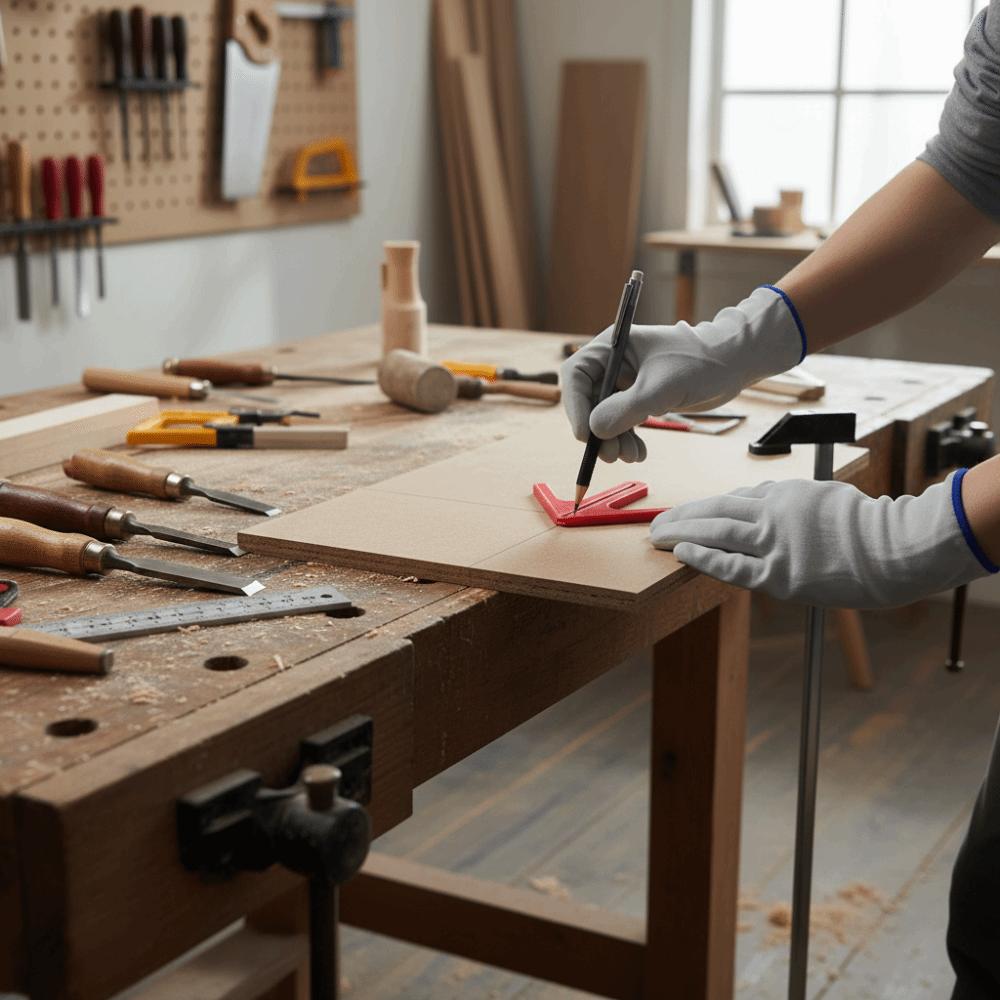 Recyclable Plastic Center Finder Tool Portable Design Woodworking Locator  Carpenter Use