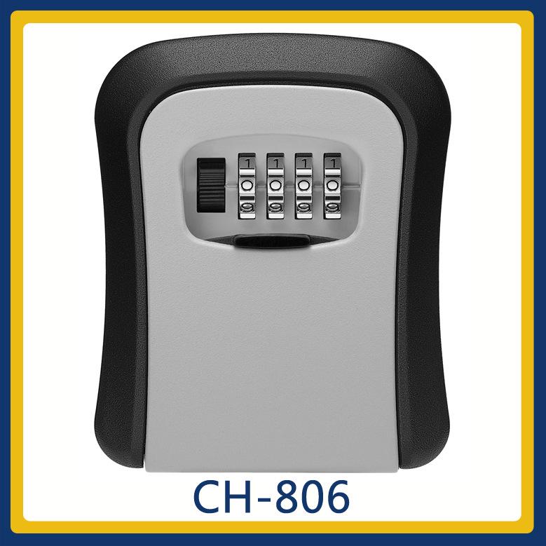 ABS 3-Digit Combination Portable Lock Box for Beach, Hiking, and Outdoor Safety.