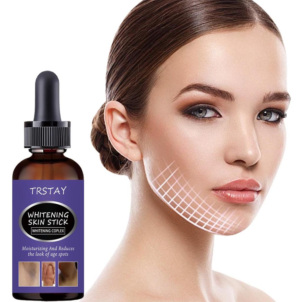 Vitamin C Serum for Face Moisturizing Oil Control Shrink Pores Deep Anti Wrinkle Spots Fade Fine Line Whitening VC