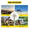 8000w 12 / 24V Wind Turbine with 10 Blades MPPT Controller Small Wind Turbine for Home Use Low Noise High Efficiency
