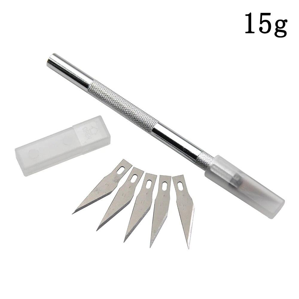 

Серебряный металлический нож для резьбы по дереву, набор ручных инструментов для самостоятельного изготовления скульптурных моделей из алюминиевого стержня