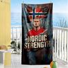 Football Players Celebration Beach Towel Soft Durable Quick-Dry Comfortable Lightweight