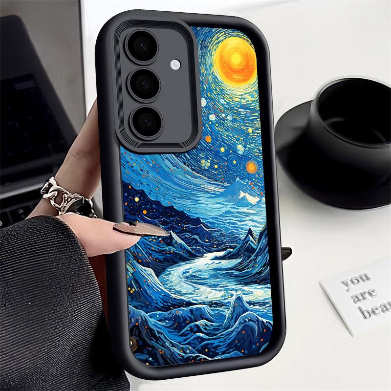 

Oil Painting Phone Case For Samsung S26 S25 S24 S23 S21 S20 Ultra Van Gogh Starry Sky Funda For Galaxy S25 S24 FE S26 Plus Cover Galaxy S20