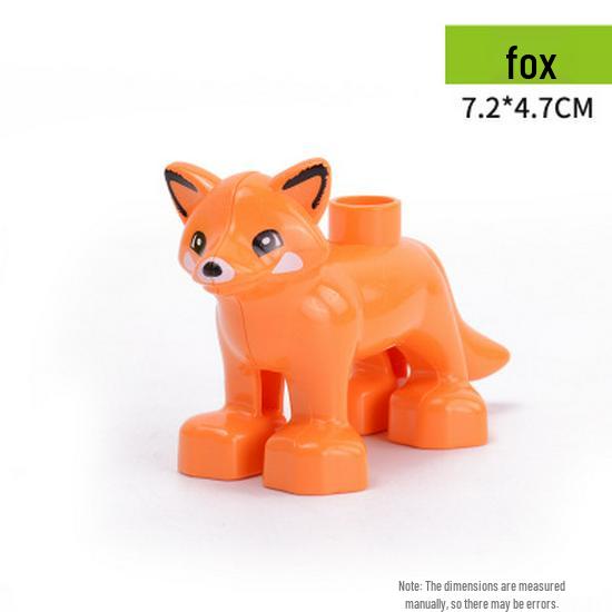 Large Animal Building Blocks: Dinosaur, Tiger, Elephant, Crocodile, Giraffe DIY Educational Toys for Kids