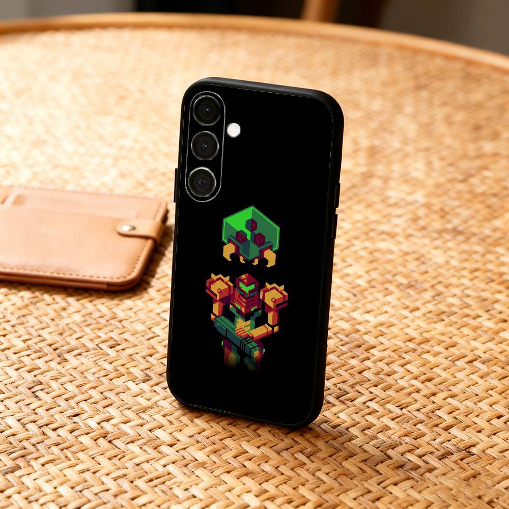Чехол для телефона Game M-Metroid D-Dread для Samsung A73,72,71,A52,51,40,41,A22,A32,31,A13, Мягкий черный корпус Samsung a30 a20