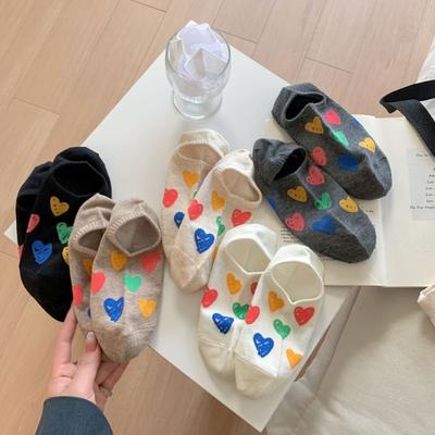 Frühlings- und Sommersocken für Segelschuhe, atmungsaktive Kurzsocken für Damen, die nie aus der Mode kommen, und lässige, vielseitige flache Socken