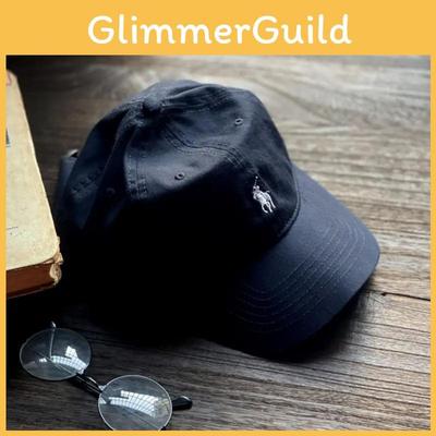 Polo Embroidered Baseball Cap With Wide Brim For Sun Protection And Casual Style
