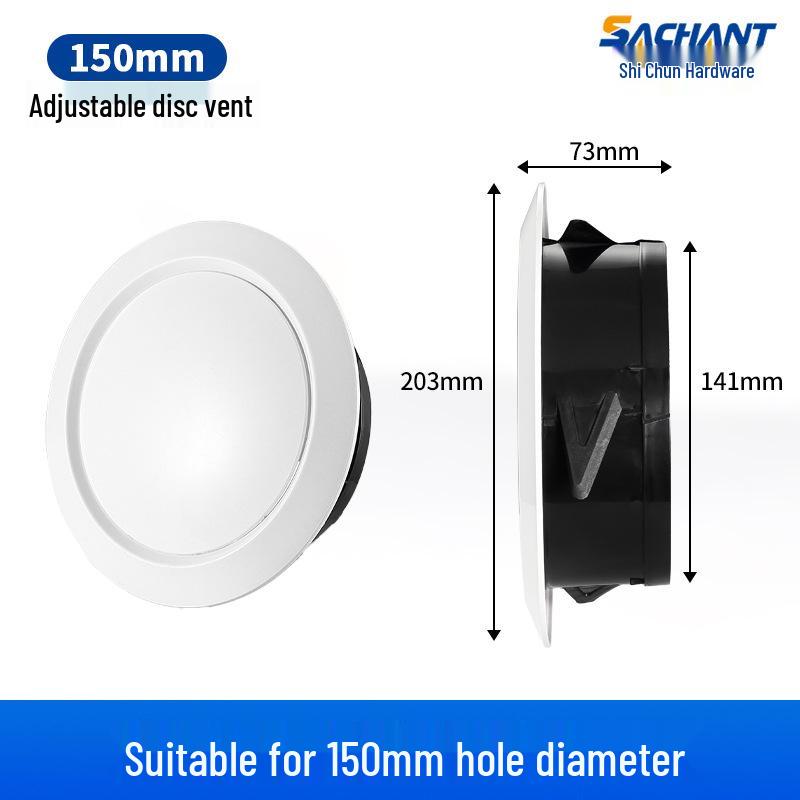 Adjustable ABS Round Vent for Central Air Conditioning