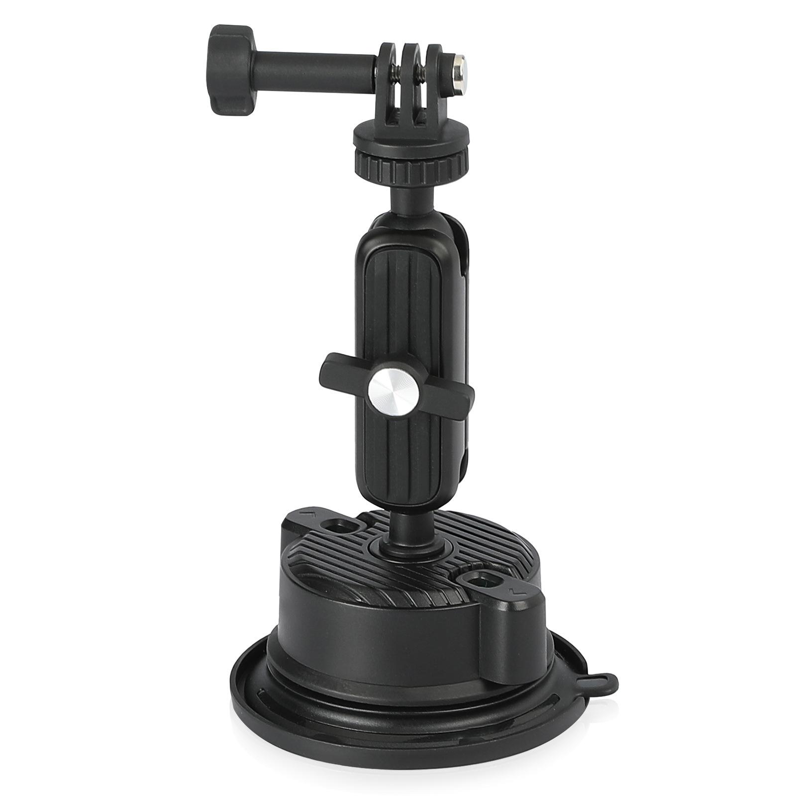 K01 Free Rotation Action Camera Shooting Bracket Car Suction Cup Mount Camera Support Stand A