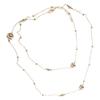 Versatile Vintage Beads Chain Necklace Fashionable Pumpkin Beads Chain Necklace Perfect for Parties and Celebrations