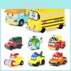 Neu 19 Stile Robocar Poli Mini Fahrzeug Auto Und Bus Spielzeug Südkorea Kinder Geschenk