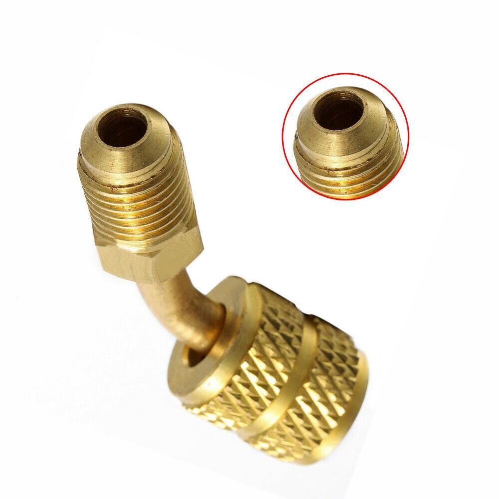 For Auto Air Conditioning R410A R22 R32 Mobile Conditioning Air X Thread 1/4 M Adapter Tool W Refrigerator Adapter