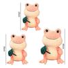 Frog Plush Toy Soft Lovely Cartoon Frog Hold Lotus Leaf Plushies Companion