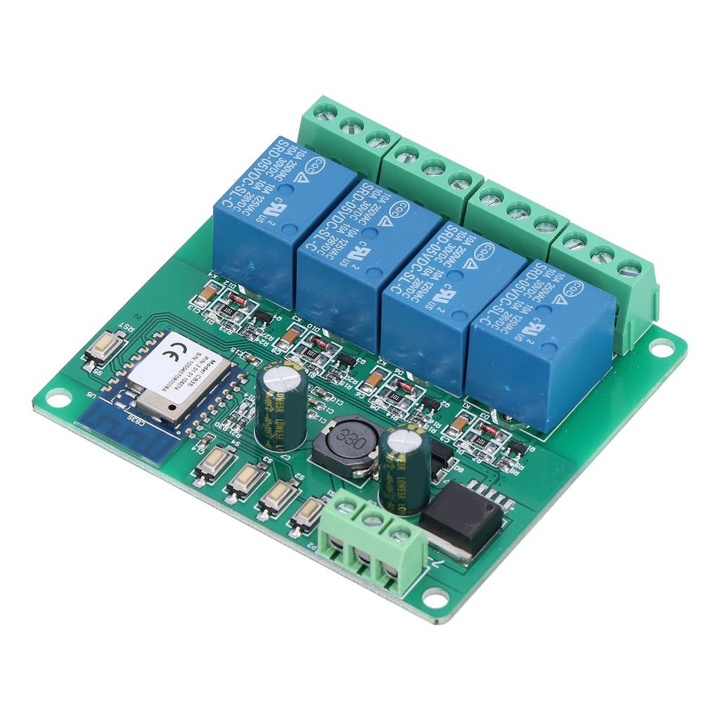 WiFi Remote Relay Module 4 Channel Mobile APP Control Self Locking Inching Timing Board