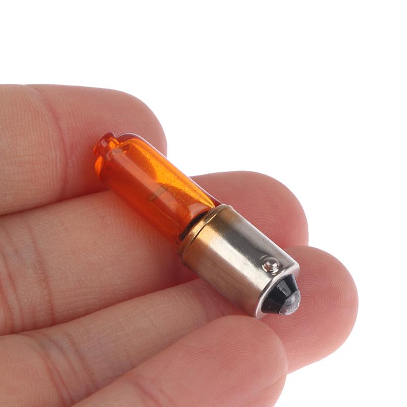 2Pcs Amber Light Bulbs Universal 12V 21W Auto Car Motorcycle Motorbike Scooter Mini Miniature Indicator