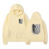 Attack on Titan Survey Corps Men's Hoodies Boys Harajuku Girls Pullover Fancy Music Gift Loose Comfortable Sweatshirt