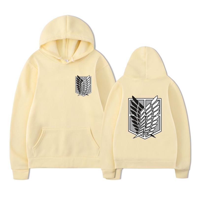 Attack on Titan Survey Corps Men's Hoodies Boys Harajuku Girls Pullover Fancy Music Gift Loose Comfortable Sweatshirt