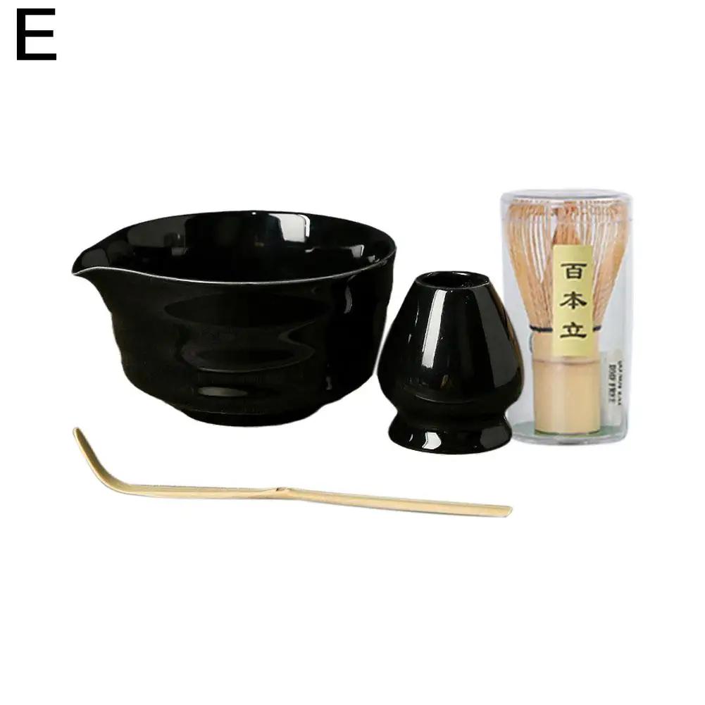 NEW High-end 4pcs/set Japanese Ceramic Matcha Gift Bowl Box Sumptuous Tools Tea Matcha Whisk Set Brush Hold And With Grinde L3E3