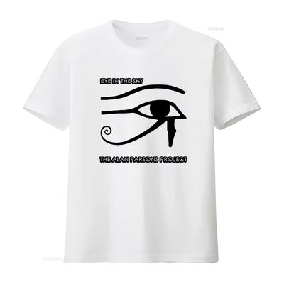 The Alan Parsons Project Eye In Sky Retro Cool T Shirt 2456 Vintage Washed Top For Everyday Wear Soft Homme Breathable