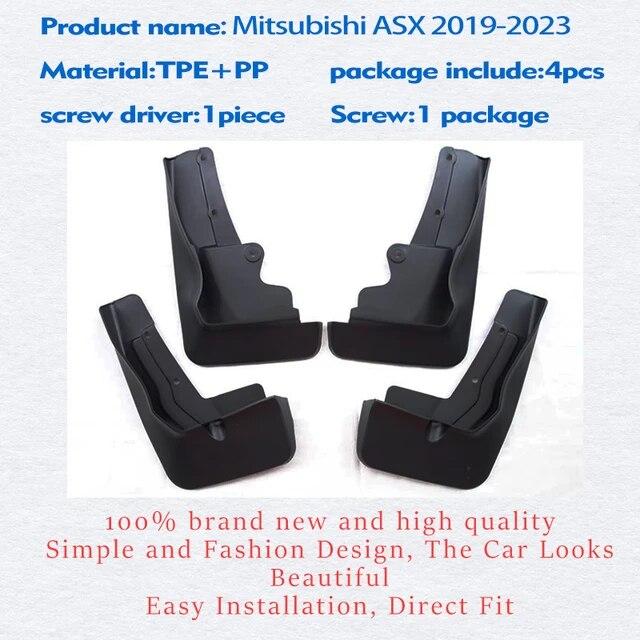 FOR Mitsubishi ASX Mudguards Fender Mudflaps Car Accessories Mud Flap Guards Splash Mudguard