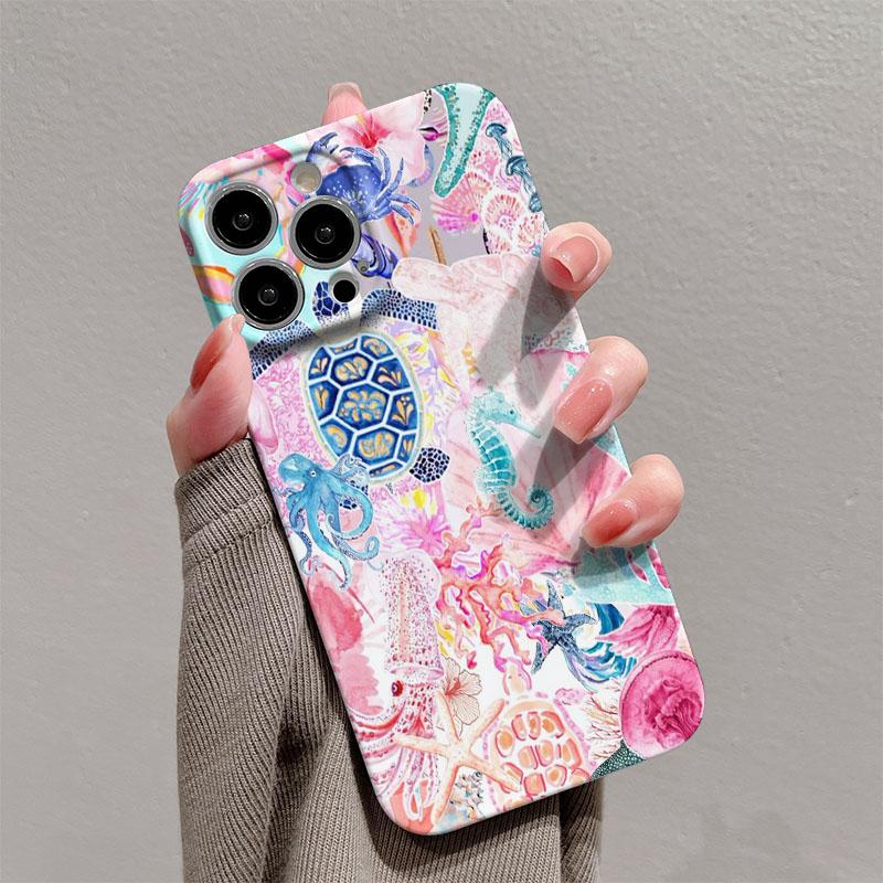 Ocean Animals Phone Case for Xiaomi Mi 15T 14T 13 12 12s 9 10 11 Poco C40 M5 X3 F4 NFC Pro 4G 5G Glossy Film Hard PC Cover