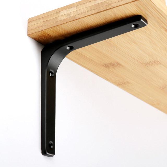 L Shaped Shelf Bracket Wall Mount Brackets Home Decor Layer Board Support Furniture Connectors Heavy Duty Right Corner Code