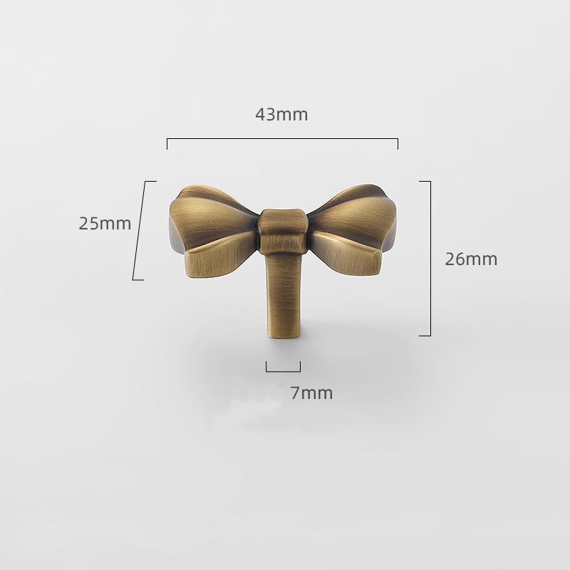 1pc Pure Brass Furniture Handle Gold Children Handles for Drawers Exquisite Peach Heart Shape Children's Room Decoration Kids