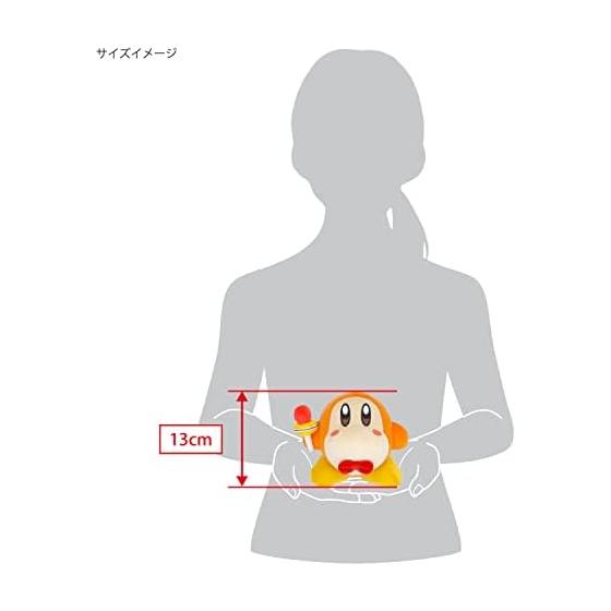 Sanei Boeki Kirby of the Stars ALL STAR COLLECTION Waddle Dee Report Team Reporter (S) W16 x D12 x H13cm Plush KP65