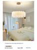 Postmodern French Chandelier: Cream Style Feather & Pearl LED Light for Living Room or Bedroom