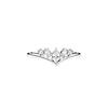 Pandora Shining Pear Shape And Marquise Gemstone Wishbone Ring Women rings Silver 199109C01