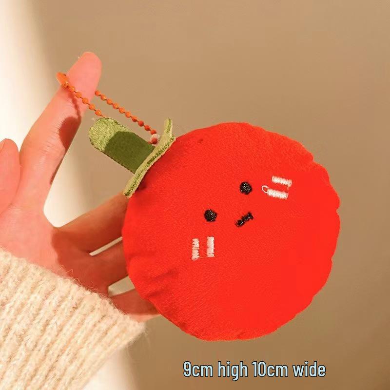 Creative Fruit Pendant Plush Doll Keychain Charm - Small Gift