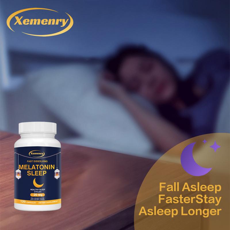 Melatonin 20mg - Provides Natural Sleep Support, Promotes Calmness & Relaxation