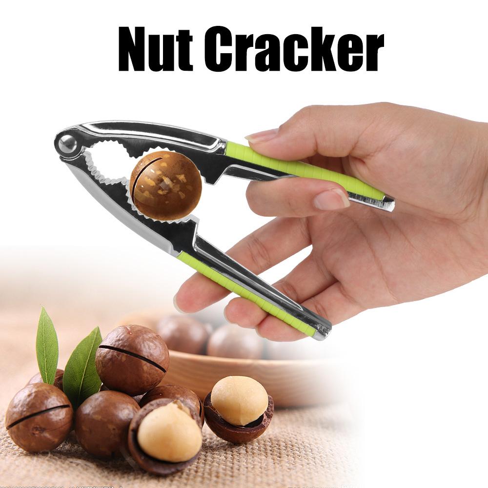 Sheller Opener Nut Clip Quick Walnut Cracker Kitchen Tools Pine Pecan Hazelnut Plier Stainless Steel Nutcracker Nut Cracker