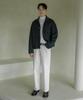 ESN Half Turtleneck Knit T-Shirt Off-White