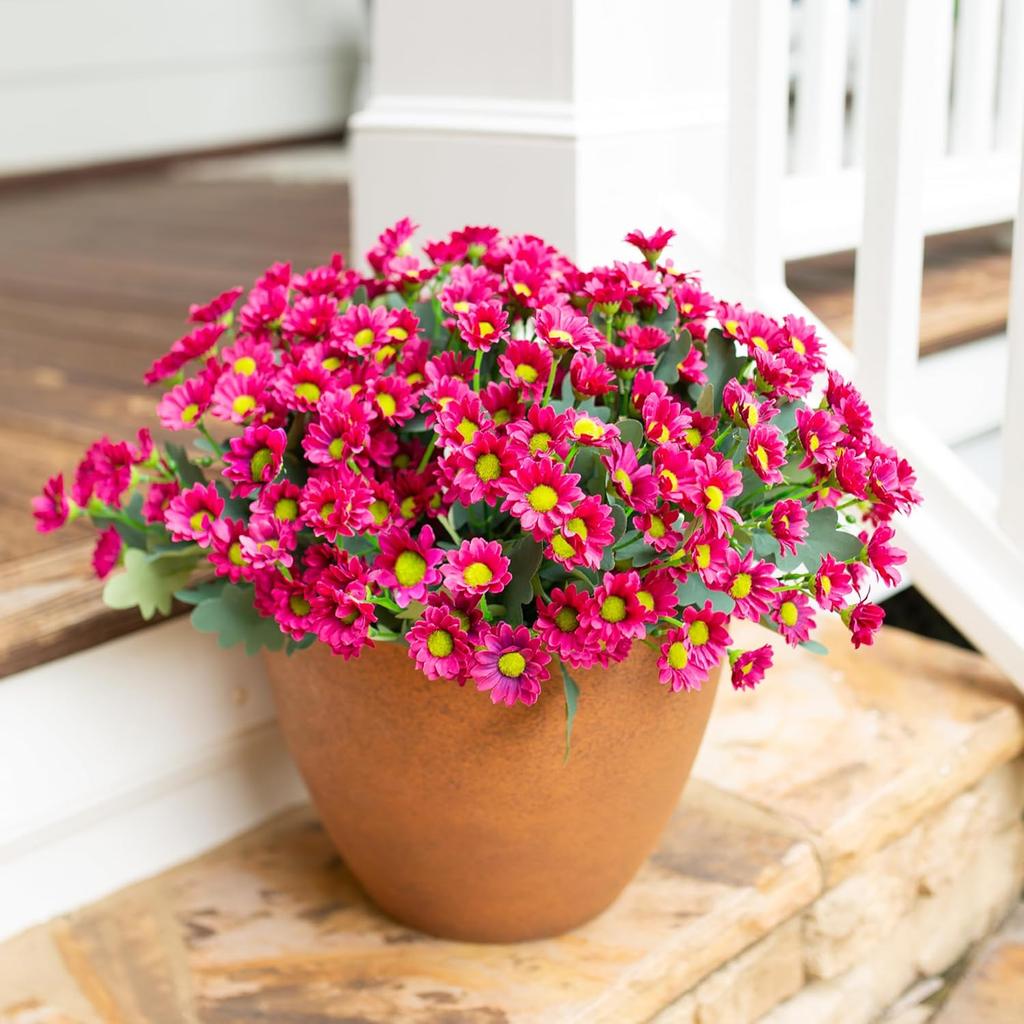 Artificial Flowers Silk Daisy Bouquet Christmas Decorations Home vase table Wedding bridal bouquet Decorative Household Products