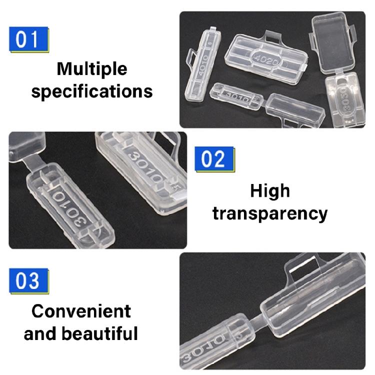 200Pcs Water Resistant Cable Marker Box Tear Proof Plastic Materials Portable for Home Theaters Networks Panel Wiring