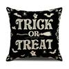 New Black Funny Ghost Horror Halloween Pillowcase Festive Party Cushion Sofa Pillow Combination