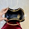 Fashion Chain Bag, Crossbody Bag, Heart-shaped High-end Handbag, Round Ring Handbag