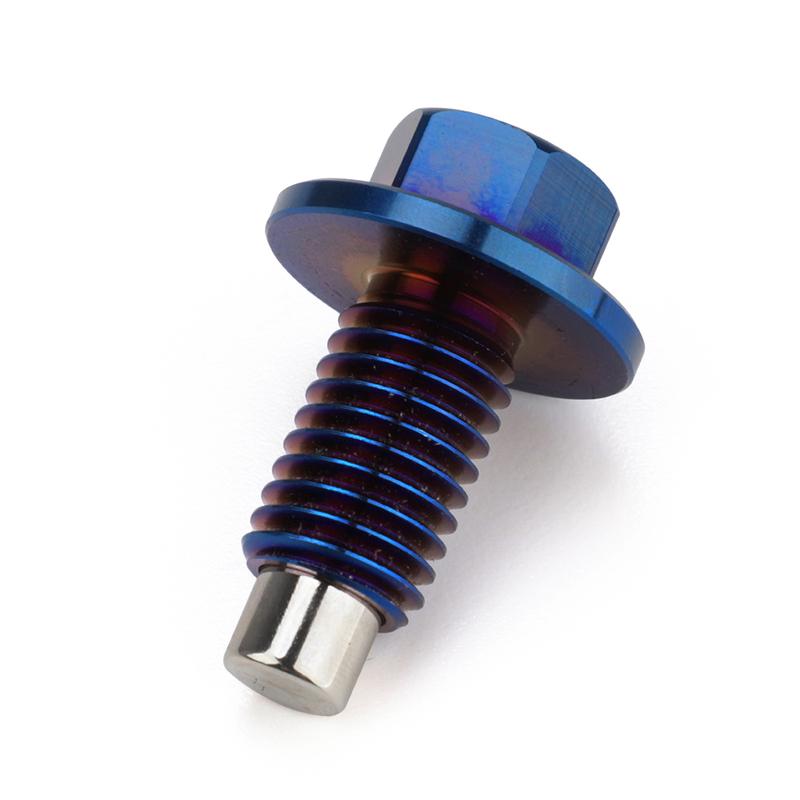 Titanium Alloy M12*1.25/1.5/1.75 M14*1.5 M16*1.5 Engine Dress Up Magnetic Oil Drain Plug Package Oil Sump Drain Plug Nut