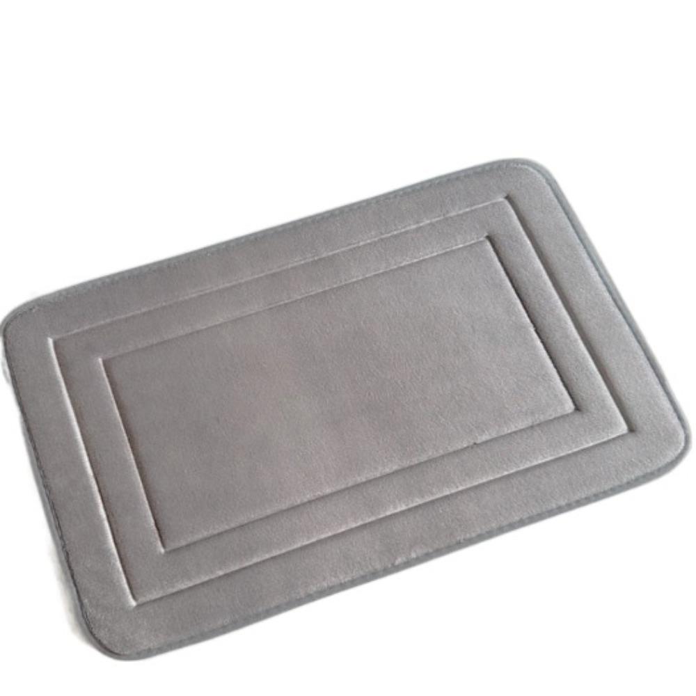 High Quality Thickened Floor Mat Flannel Absorbent Entrance Carpet Anti-slip Entrance Door Mat Home серый