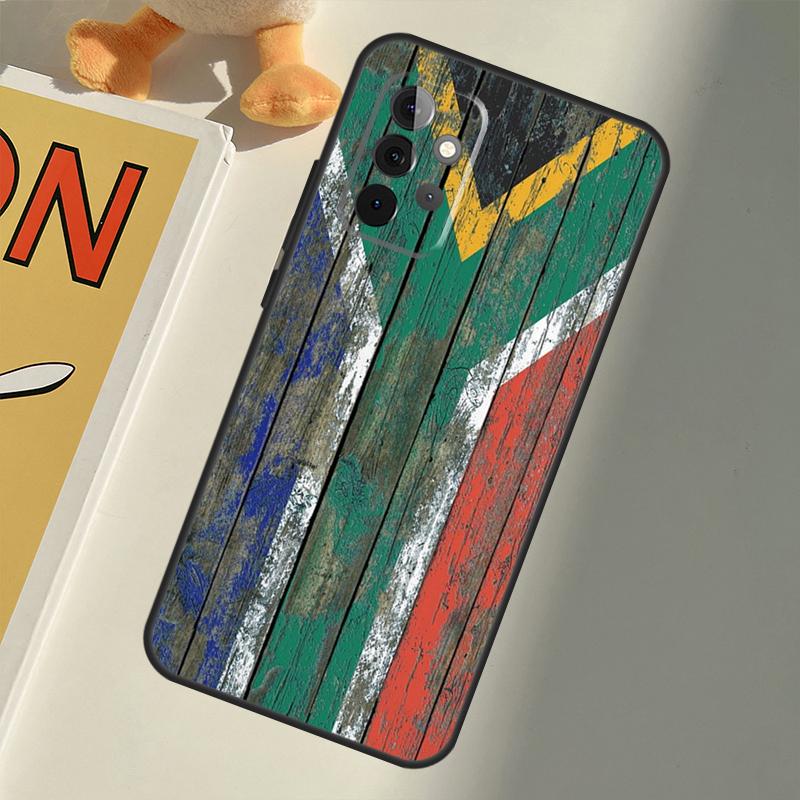 South Africa Flag For Samsung Galaxy A22 A52 A32 A54 A14 A16 A26 A36 A56 A55 A35 A05 A06 A15 A53 A33 A13 Case