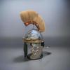 Roman Centurion Helmet Engraved Steel Gallic Roman Design Historical Armor Gift for Him Unique Collectible