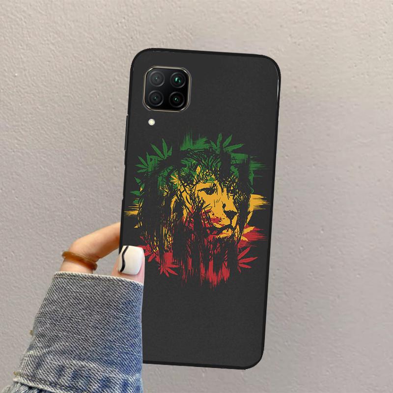 Rastafarian Lion For Huawei Nova 10 9 SE 8i 11i 12i 12s Y60 Y61 Y70 Y90 Y72 Y73 Y91 P60 Pro P40 P30 Lite Case