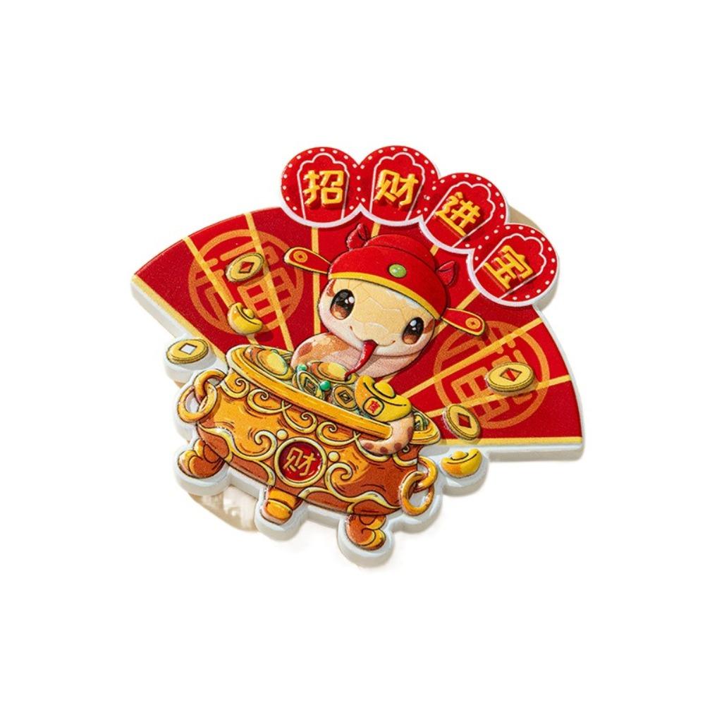 1/4pcs Resin Spring Festival Couplet Cute Fridge Magnets  Locker Cabinet