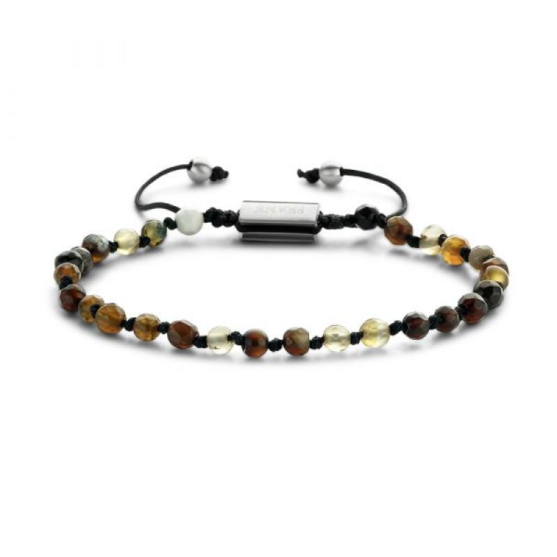 

[Frank 1967] Agate Gemstone Bracelet, Dark Brown, 4mm, 7FB-0364